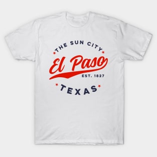 Vintage El Paso Texas The Sun City Retro USA T-Shirt